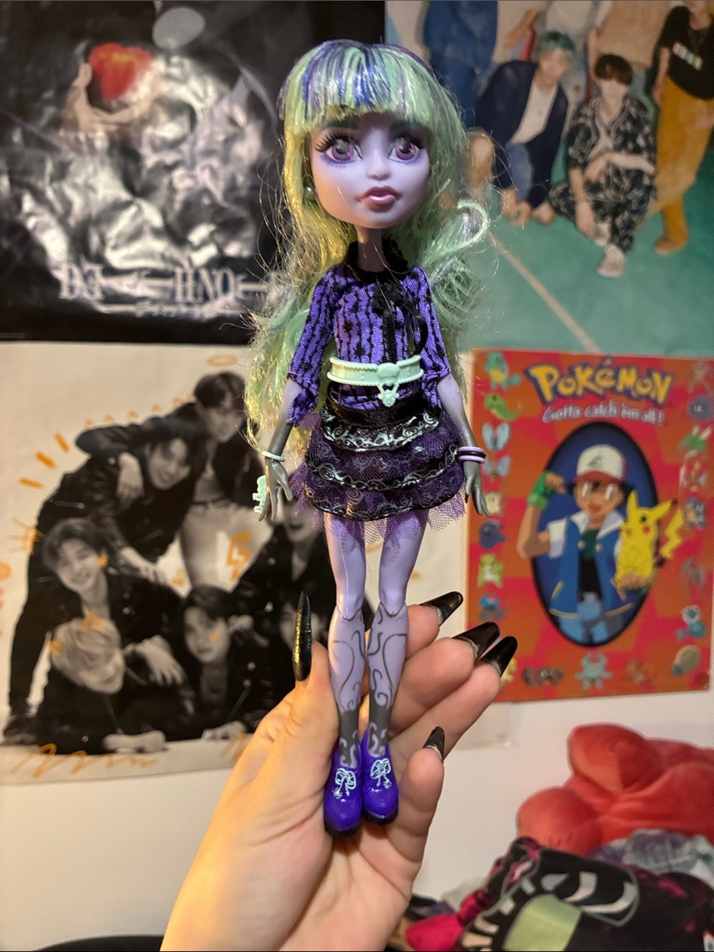 Monster High 13 wishes G1 Twyla bogeyman with complete outfit